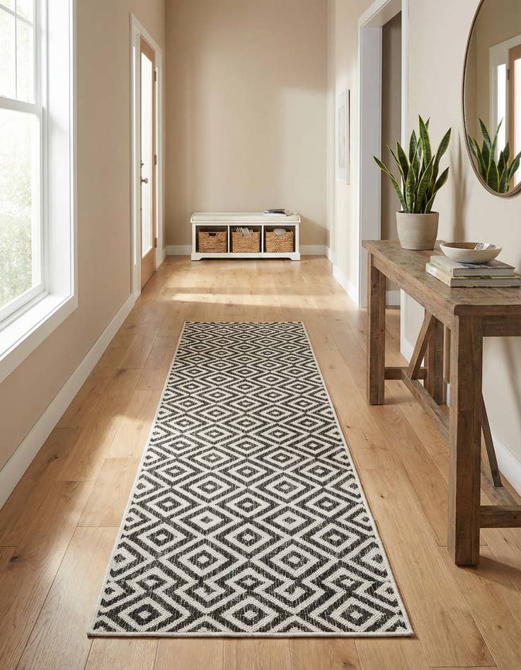 Detail image of 2' x 8'  Washable Jill Zarin Costa Rica Indoor / Outdoor Runner Rug