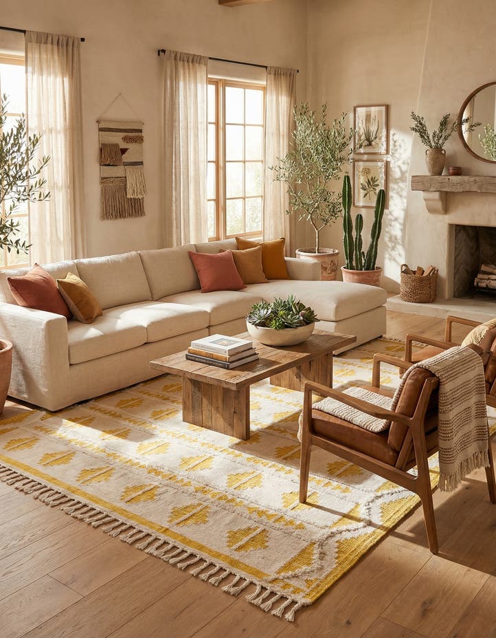 10' x 14' 1 Hand Woven Arizona Wool Rug
