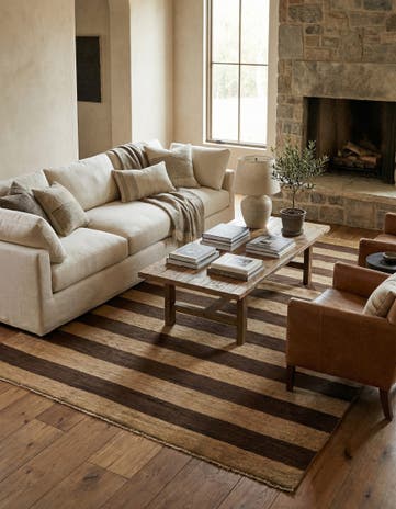 5' 4 x 7' 7 Hand Knotted Modern Ziegler Rug
