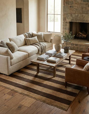 5' 4 x 7' 7 Hand Knotted Modern Ziegler Rug