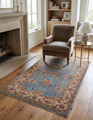 3' 4 x 5' 4 Hand Knotted Ziegler Rug