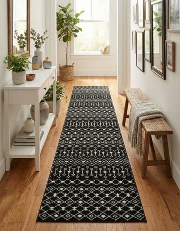 3' 3 x 16' 5 Moroccan Trellis Runner Rug