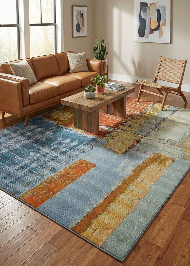 8' x 11' 4 Easy-Clean Modern Indoor / Outdoor Rug