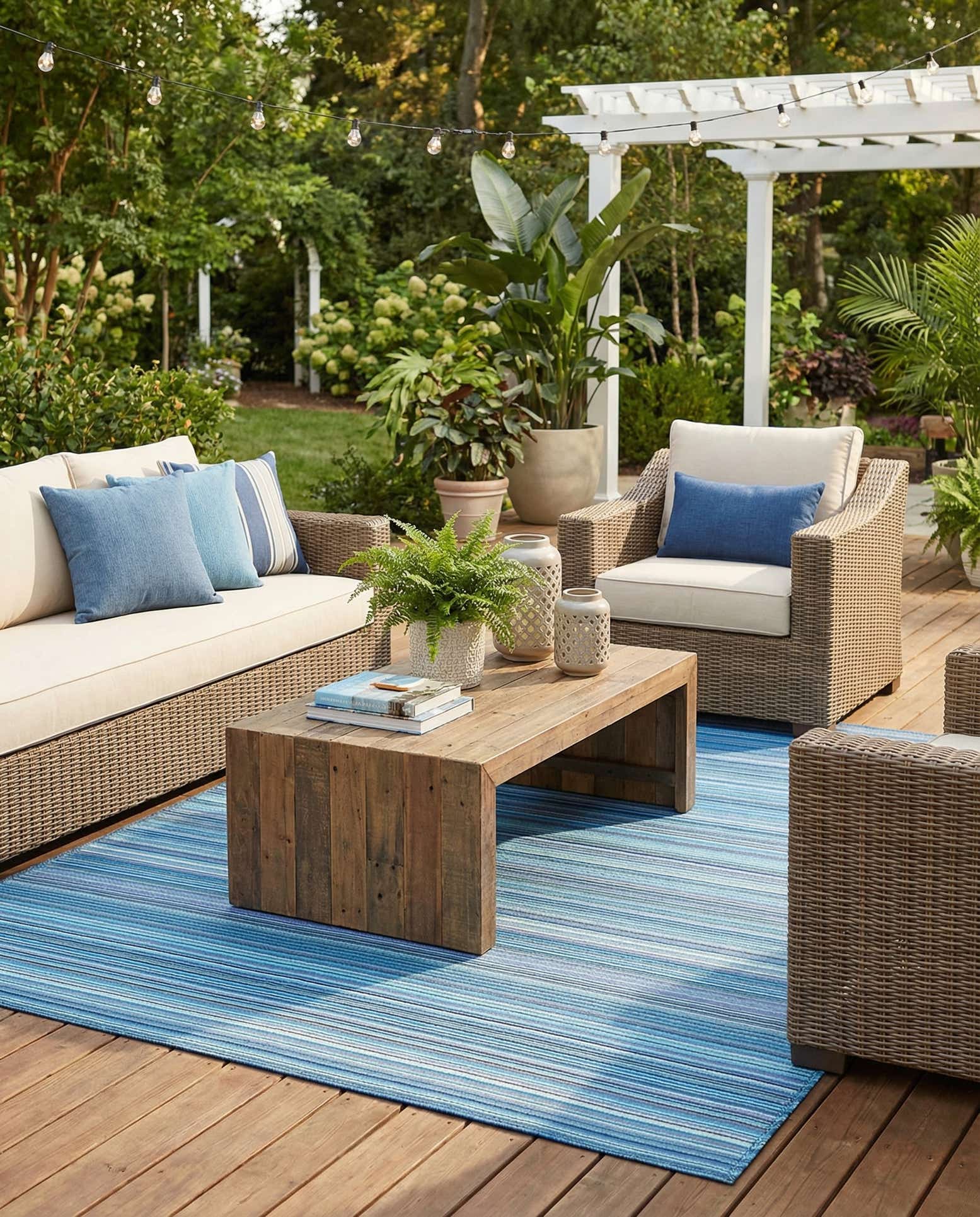7' 10 x 10' Easy-Clean Vista Breeze Indoor / Outdoor Rug
