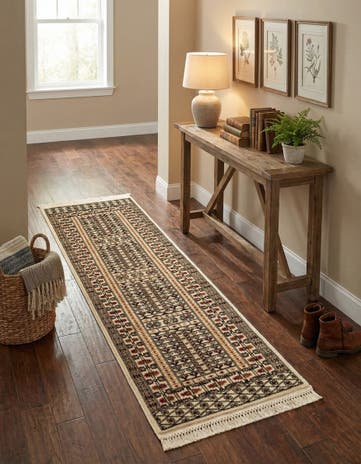 2' x 8' Bokhara Runner Rug