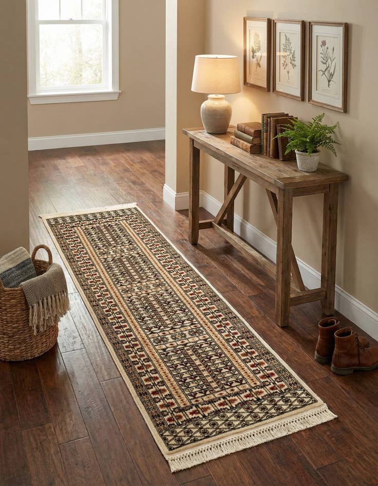 Detail image of 2' x 8' Bokhara Runner Rug