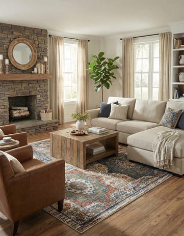 Isabella Square Rug