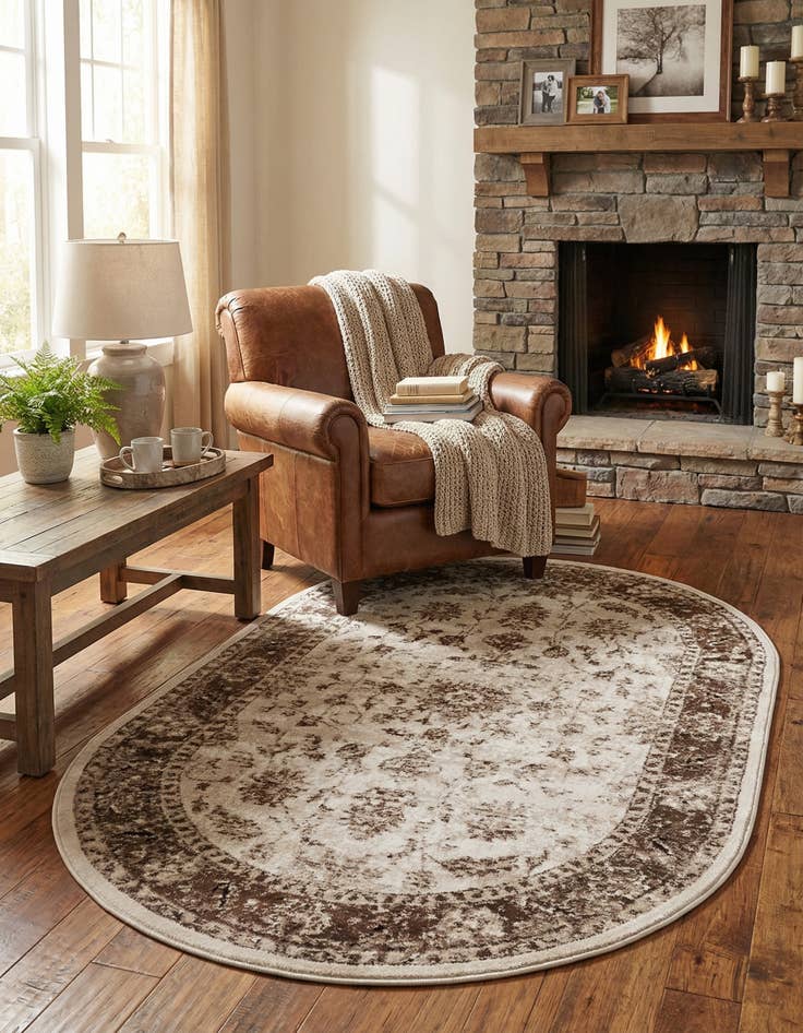 Detail image of 3' 3 x 5' 3 Himalaya Oval Rug