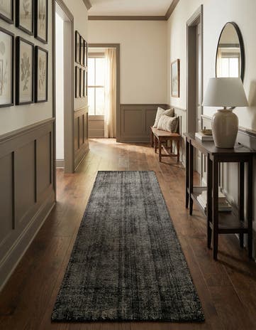 2' 7 x 13' 1 Hand Woven Jill Zarin English Manor Farmhouse Wool Runner Rug