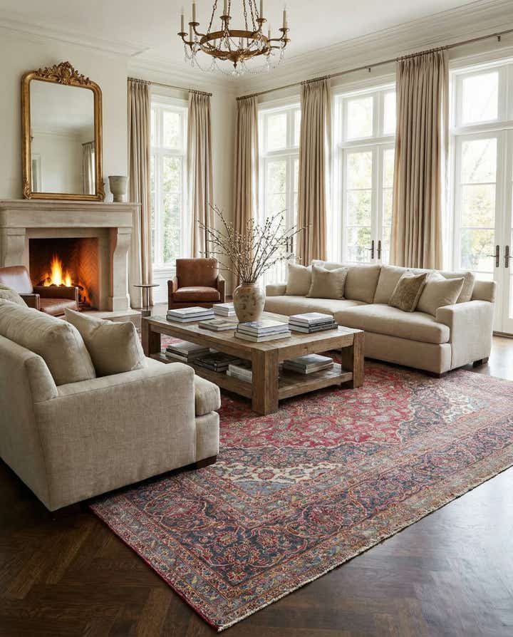 9' 9 x 13' 9 Hand Knotted Ultra Vintage Persian Wool Rug