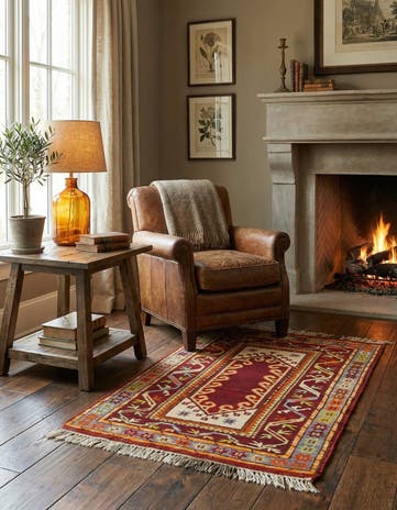 2' 10 x 4' 10 Hand Knotted Anatolian Wool Rug