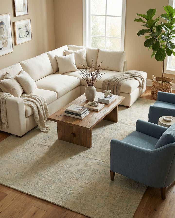 7' 9 x 10' 6 Hand Knotted Darya Wool Rug