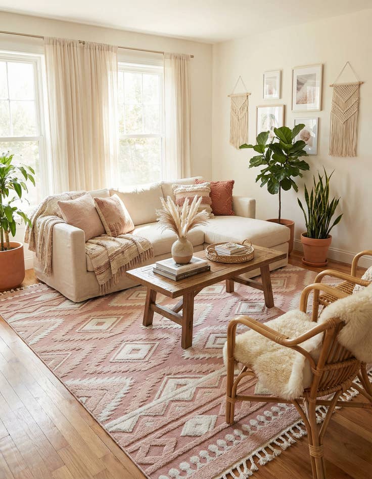 Detail image of 9' 6 x 14' 3 Boho Rug