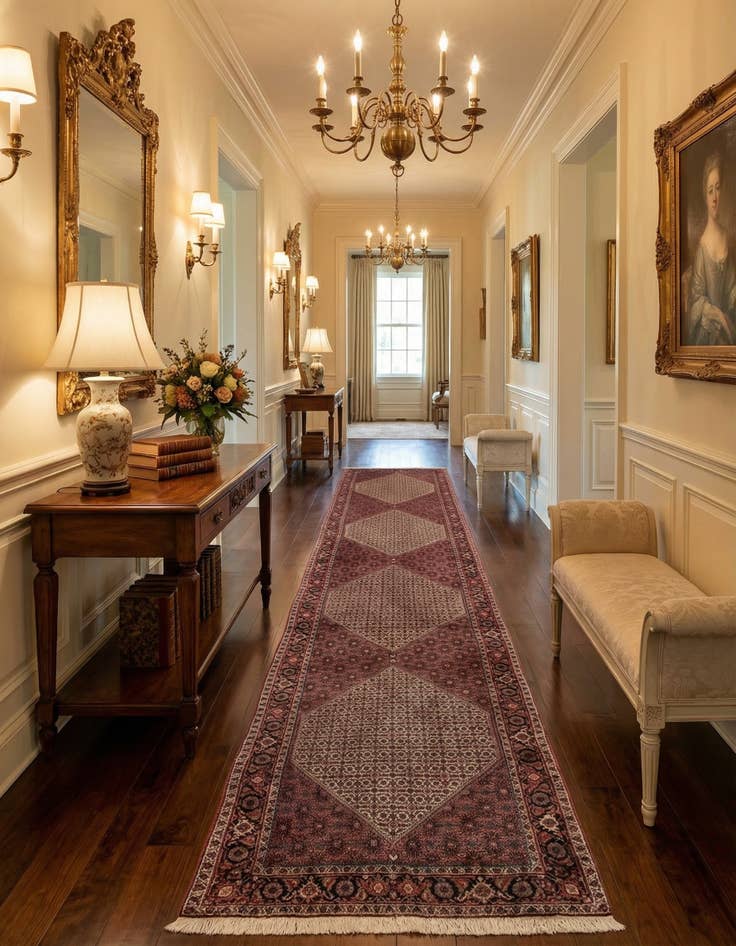 Detail image of 2' 9 x 12' 8 Bidjar Wool Runner Rug