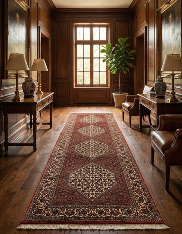 2' 8 x 9' 10 Bidjar Wool Runner Rug