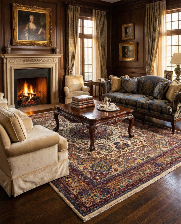 Detail image of 9' 9 x 12' 9 Kashmar Wool Rug
