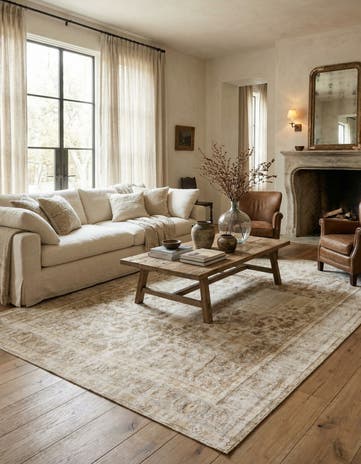 9' 2 x 12' 2 Hand Knotted Ultra Vintage Persian Wool Rug
