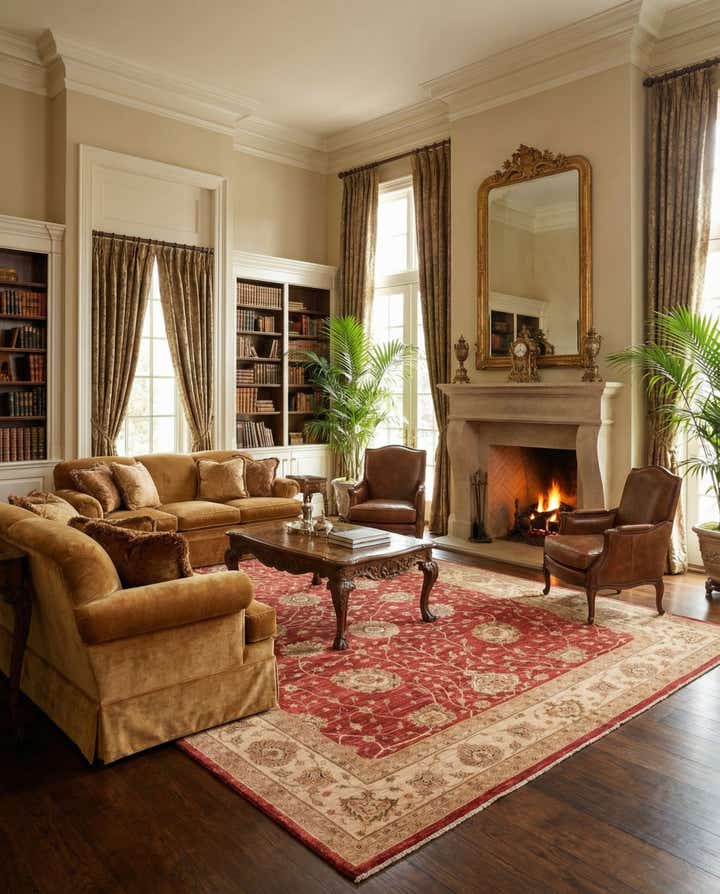 9' 5 x 12' 8 Hand Knotted Peshawar Ziegler Rug