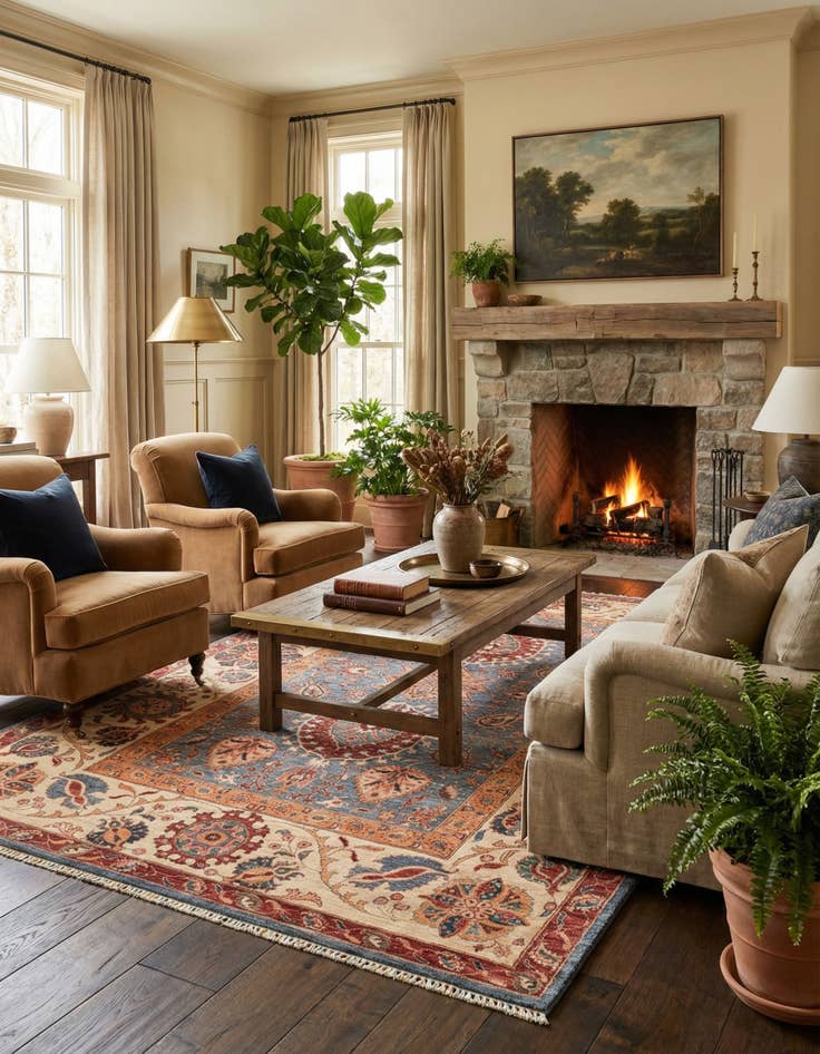 Detail image of  6' 9 x 10' 1  Hand Knotted Ariana Ziegler Rug