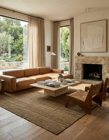 6' 5 x 11' 6 Hand Woven Kilim Modern Wool Rug