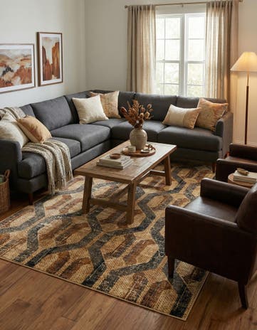 9' x 12' Saturn Rug