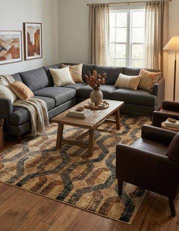 9' x 12' Saturn Rug