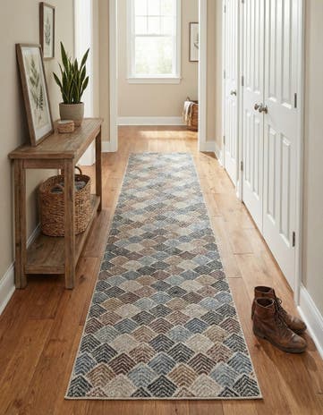 Eco Trellis Runner Rug