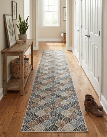 Eco Trellis Runner Rug