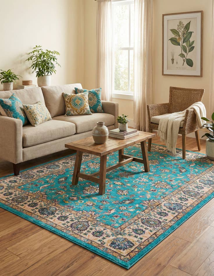 Detail image of 5' 3 x 7' 9 Medina Rug