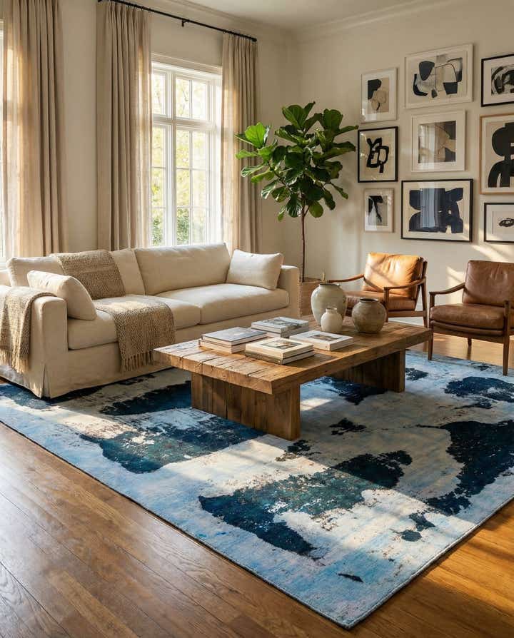 8' x 11' 5 Hand Knotted Ultra Vintage Persian Wool Rug
