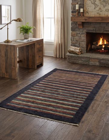 3' 4 x 6' 3 Hand Knotted Modern Ziegler Rug