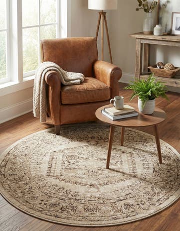 4' x 4' Eden Round Rug