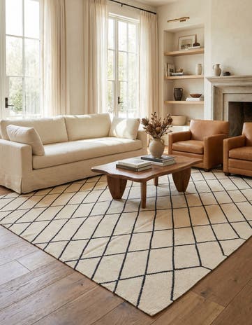 8' 3 x 9' 10 Hand Woven Kilim Modern Wool Rug