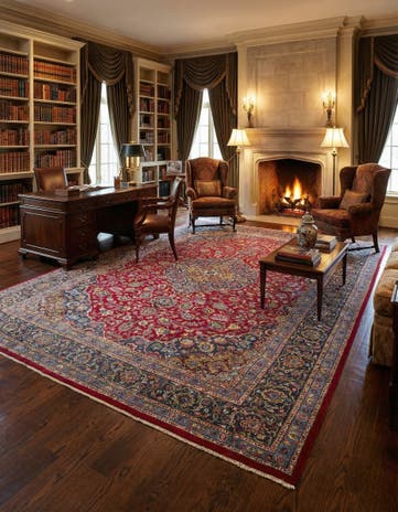 10' 2 x 13' 9 Kashmar Wool Rug