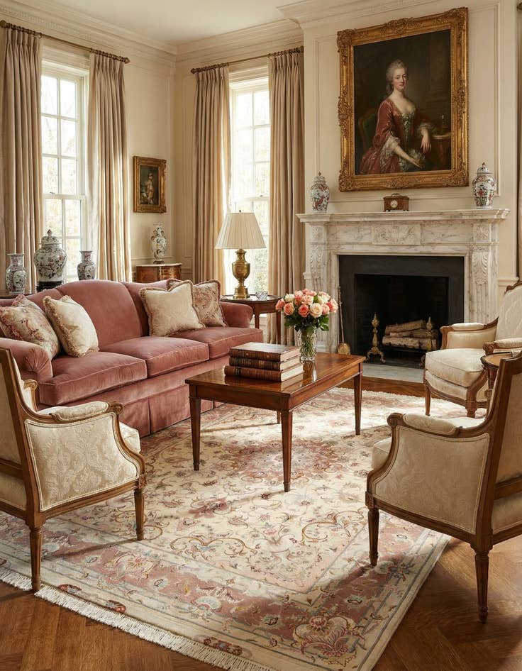 Detail image of  5' x 6' 10 Tabriz Rug