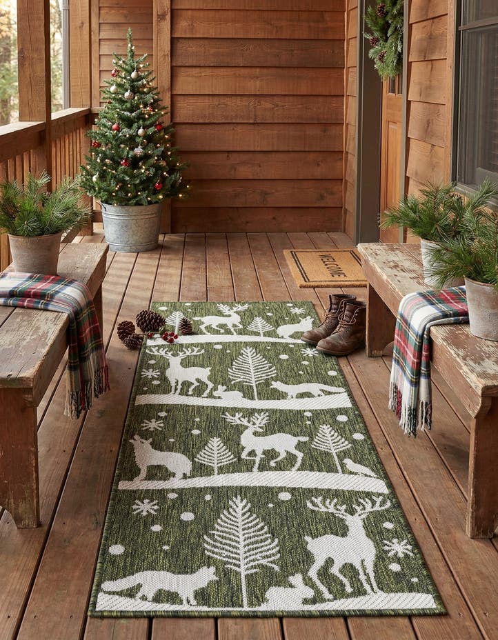2' x 5' 3 Easy-Clean Holiday Indoor / Outdoo...