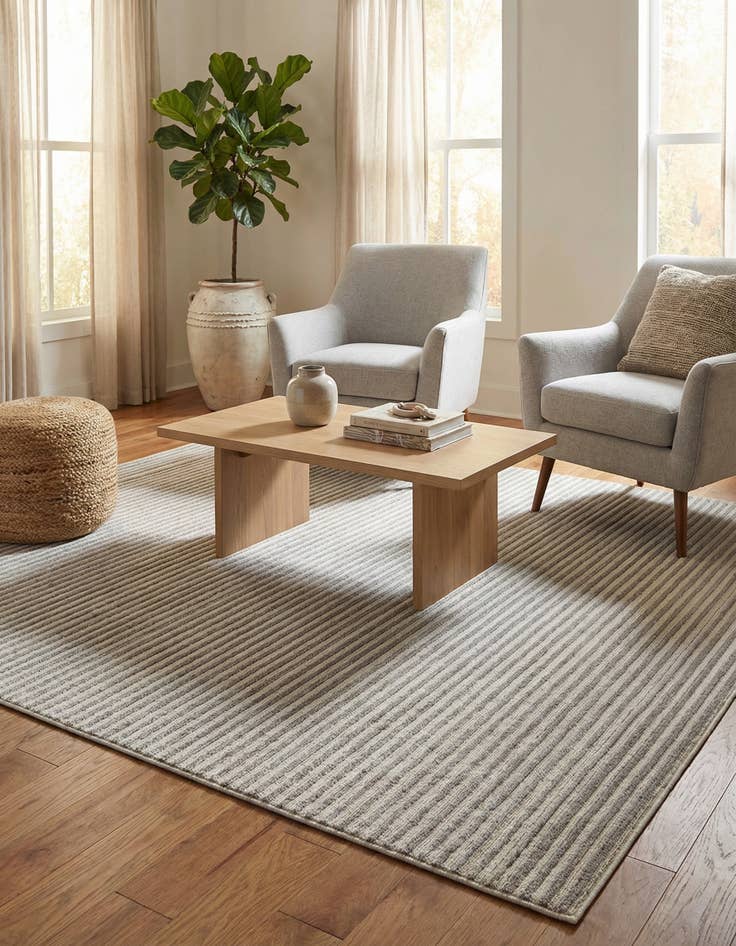 Detail image of 7' 10 x 7' 10 Easy-Clean Sabrina Soto Indoor / Outdoor Square Rug