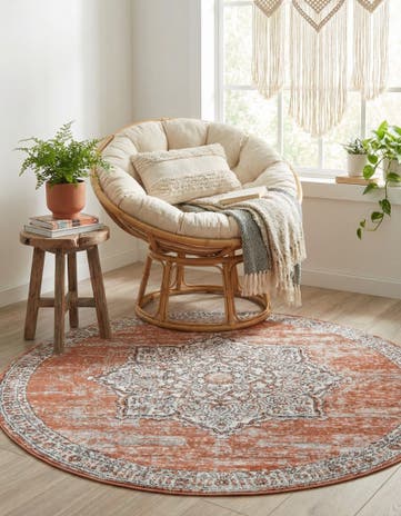 5' 3 x 5' 3 Nyla Round Rug
