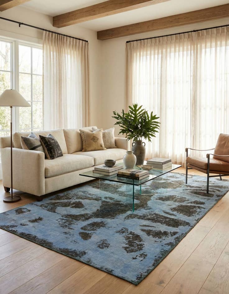 Detail image of 3' 5 x 7' 10  Hand Knotted Ultra Vintage Persian Wool Runner Rug