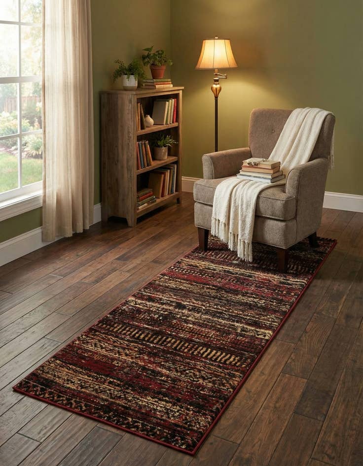 Detail image of 2' 7 x 7' Saturn Runner Rug