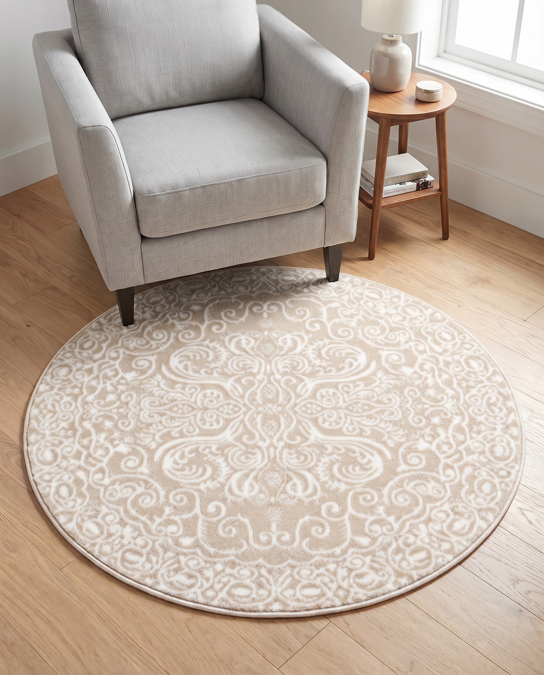 3' 3 x 3' 3 Himalaya Round Rug