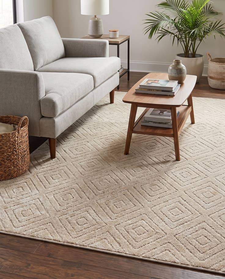 Detail image of 5' x 8' Easy-Clean Sabrina Soto Indoor / Outdoor Rug