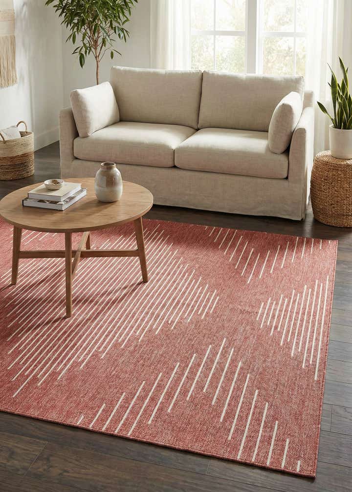 6' x 9' Easy-Clean Modern Indoor / Outdoor Rug