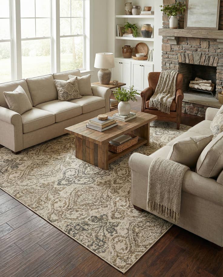 Detail image of 8' x 8' Mojave Square Rug