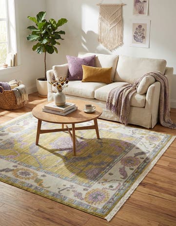Green Paragon Square Rug