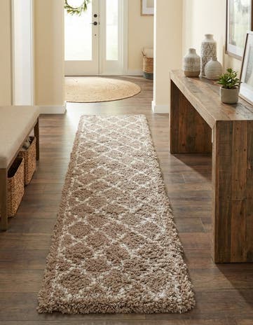 2' 7 x 12' Infinity Shag Runner Rug