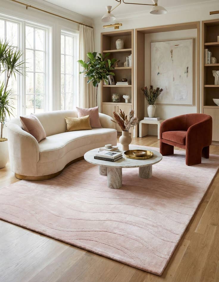 Detail image of 8' 2 x 11' 6  Hand Knotted Darya Wool Rug