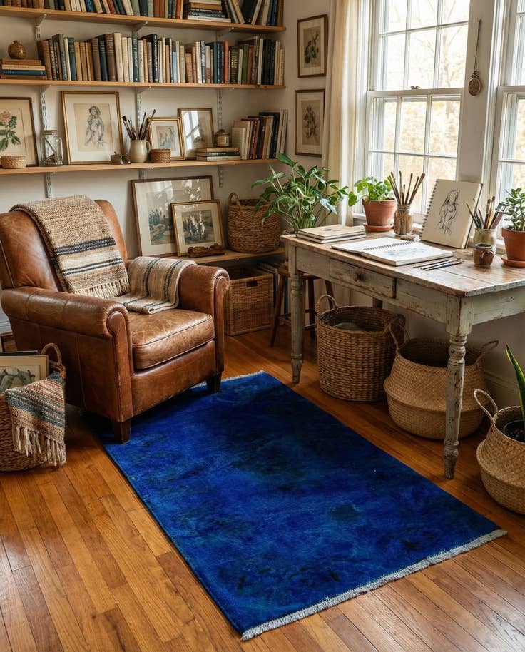 Detail image of 2' 5 x 4' 7 Hand Knotted Balouch Wool Rug