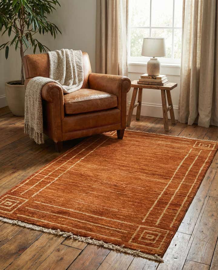2' 7 x 4' 1 Hand Knotted Modern Ziegler Rug