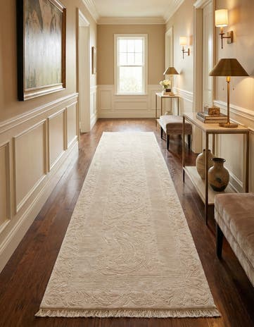 3' 3 x 13' 1 Hand Knotted Darya Wool Runner Rug